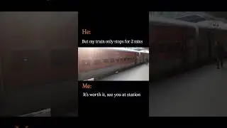 2 mins, lifetime memories ...#ajenajaa #trainmemories #valentine
