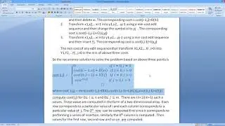 Dynamic Programming | String Editing Part 1 | P.Magizhan |DAA 29