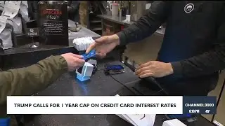 Trump calls for 1 year cap on credit card interest rates