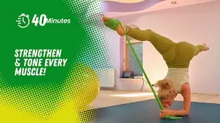 Strengthen & Tone Every Muscle! Ly Yoga (No Talking) 40 MIN
