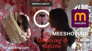 Meesho Ring Light || Affordablec LED Ring Light || 10'' LED Ring Light #meesho