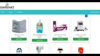 Online ecommerce Pharmacy System
