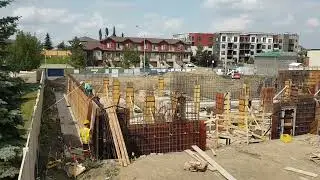 Installing Cameras on Construction Site