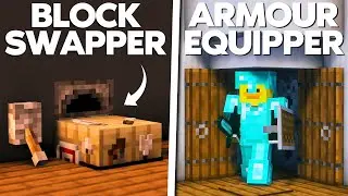 Minecraft: 5+ USEFUL Redstone Build Hacks!