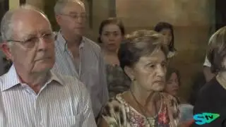 Procesión en honor a La Virgen en Navaleno