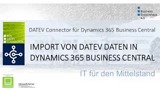 Dynamics 365 Business Central - Import von DATEV-Daten in DYN365BC mit der DATEV Extension