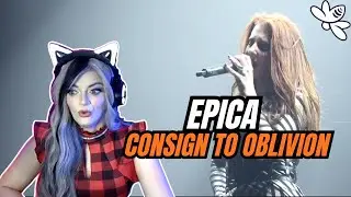 Реакция на EPICA - Consign To Oblivion - Live at the Zenith (ОФИЦИАЛЬНОЕ ВИДЕО) | Реакция девушки