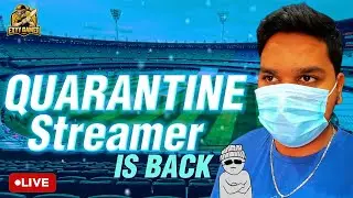 QUARANTINE STREAMER IS BACKK | EXYY GAMER | CRICKET LEAGUE GAME #cricketleaguegame