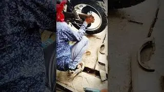 😈 Splendor Big Tyre 110/90/18 🔥 Chain Cover Fitting | Shorts
