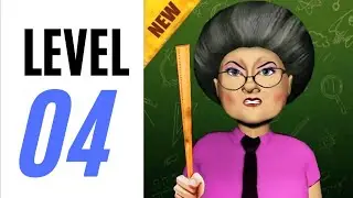 High School Teacher: Scary Evil Teacher Revenge 3D - LEVEL 4 Gameplay