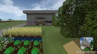 mini block craft | how to build a simple survival house | part-2 |