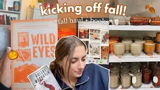 KICKING OFF FALL! 🧸🍂&nbsp;*VLOG* (book tbr, haul, + decorating!)