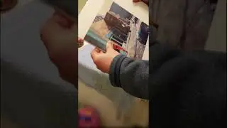 Using lighter fluid to remove sticker residue from a vinyl record sleeve - Part 2 of 2