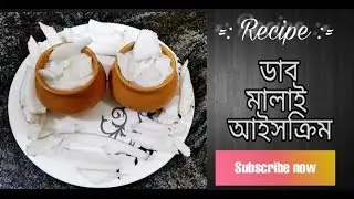 Daab malai icecream | ডাব মালাই আইসক্রিম | Homemade Coconut kernel Ice-cream | Natural style