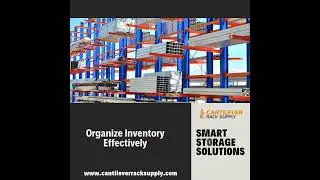 Smart Cantilever Racking &ndash; Organize Inventory Like a Pro! #CantileverRacks #WarehouseStorage