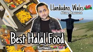 Best Halal Food Llandudno North wales UK 🏴󠁧󠁢󠁷󠁬󠁳󠁿 || Halal Food Vlog #uk || Halal Food #bangor