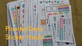PlannerGems Sticker Hauls!