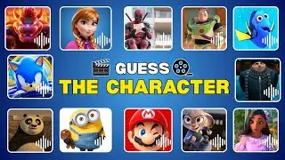 Guess the Movie Characters by their VOICE + SONG 😍🎶