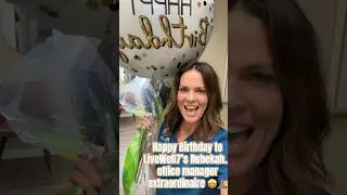 Happy Birthday to My Office Manager Rebekah! 🥳🤩