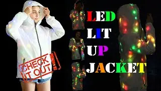 Cool waterproof Hooded LED Glowing Jacket. Be the first one to own this.