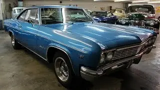 1966 Chevrolet Impala 350 V8 Four-speed Start up and Walkaround at Country Classic Cars