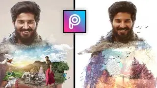 How to make double exposure Image In Android | PicsArt editing tutorial