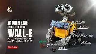 (boot) Lego Wall-E mod tutorial | Catur Waskita #marimerakit