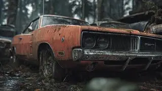 ASMR Car Restoration Full Rebuild of Hemi Orange Dodge Charger R/T 1970 | Abandoned to Factory New