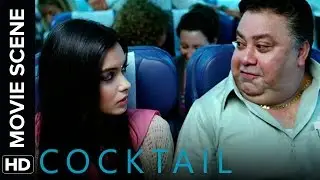 Diana travels to London with an annoying co-passenger | Cocktail | Movie Scene