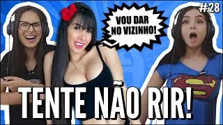 JOVENS REAGEM A DESAFIO TENTE NÃO RIR COM O CÉSAR MEMES - SE RIR LEVA CHOQUE