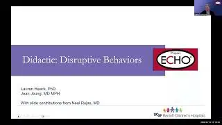 Disruptive Behavior and Basic Behavior Management - Advanced ECHO - February 2024