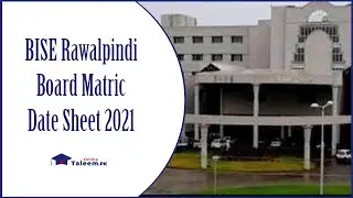 BISE Rawalpindi Board Matric Date Sheet 2021