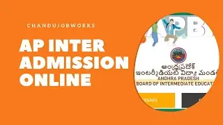 ANDHRA PRADESH INTERMEDIATE BOARD ONLINE ADMISSIONS