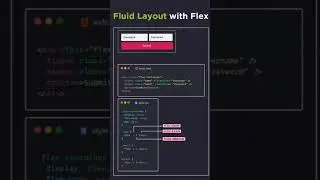 Fluid Layout with Flex #flex #css #coding