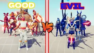 GOOD Team VS EVIL Team  | Totally Accurate Battle Simulator TABS
