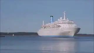 Krydstogtskib i Kalundborg Havn