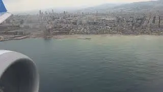 Landing in Beirut, Lebanon on flydubai's B737 MAX 8 😍