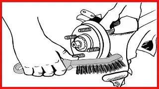 Heavy Duty Brake Caliper Cleaning Brush &ndash; Perfect for Rust, Dust, and Debris Removal