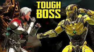 MK Mobile. HARD Cyrax Triborg Challenge in TOTAL DARKNESS. Boss is Actually Tough!