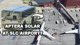 Aptera Solar на тягаче Delta Aircraft в аэропорту Солт-Лейк-Сити?