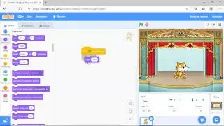 Scratch - Sprechblase programmieren