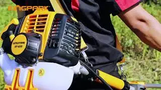 KINGPARK 630 - TWO STROKE SIDEPACK BRUSHCUTTER MULTI-USE, POWERFUL ENGINES.