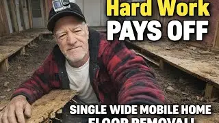 Easiest Way To Remove Mobile Home Floors!!