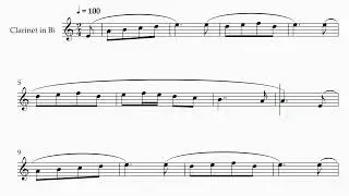 Old French Song - Tchaikovsky | Clarinet Sheet Music