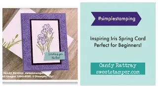 #simplestamping with Inspiring Iris
