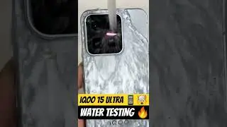 iQOO 15 Ultra 😱 WATER TEST | Is It REALLY Waterproof? 💦🔥