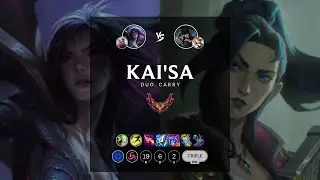Kai'Sa ADC vs Caitlyn - EUW Grandmaster Patch 12.6