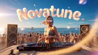 NovaTune &ndash; NEON HORIZONS &ndash; (Official Techno EDM Music Video 2025) | AI Cinematic