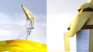 Lebbeus Woods - Animation Aerial Paris