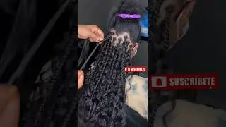 😍NUEVO M&Eacute;TODO de trenzas africanas con extensiones de cabello natural #pasoapaso #retoshorts30